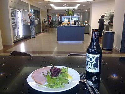 Auckland Koru Club business lounge Oct 2009